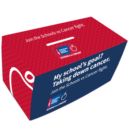 Schools vs Cancer Large Box Bank